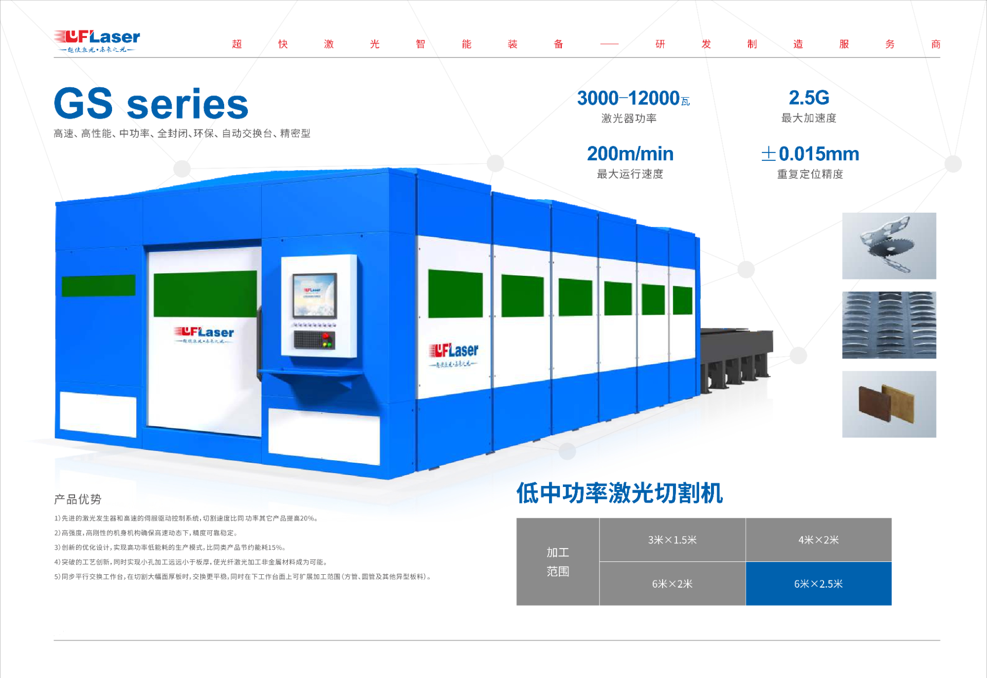 地中功率全包圍交換平臺切割機(jī)